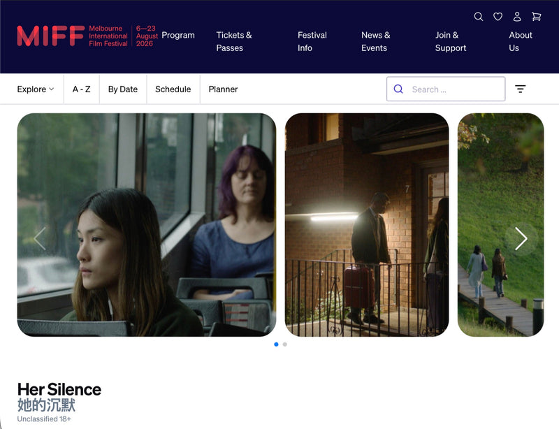Her Silence in the 2026 Melbourne International Film Festival program