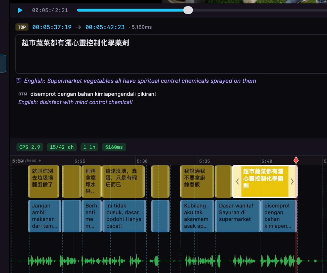 Edit two languages at once, in your own